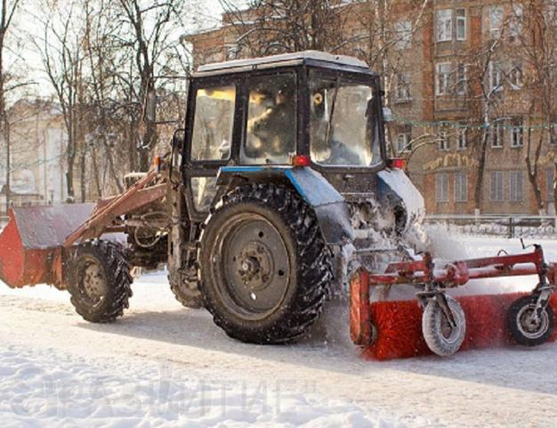Услуги МТЗ 82 (отвал+щётка)